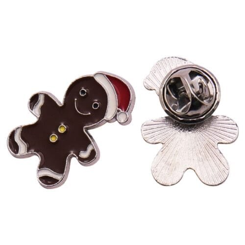custom metal pins Custom Lapel Badges Zinc Alloy Christmas Brooch Pins Manufacturer