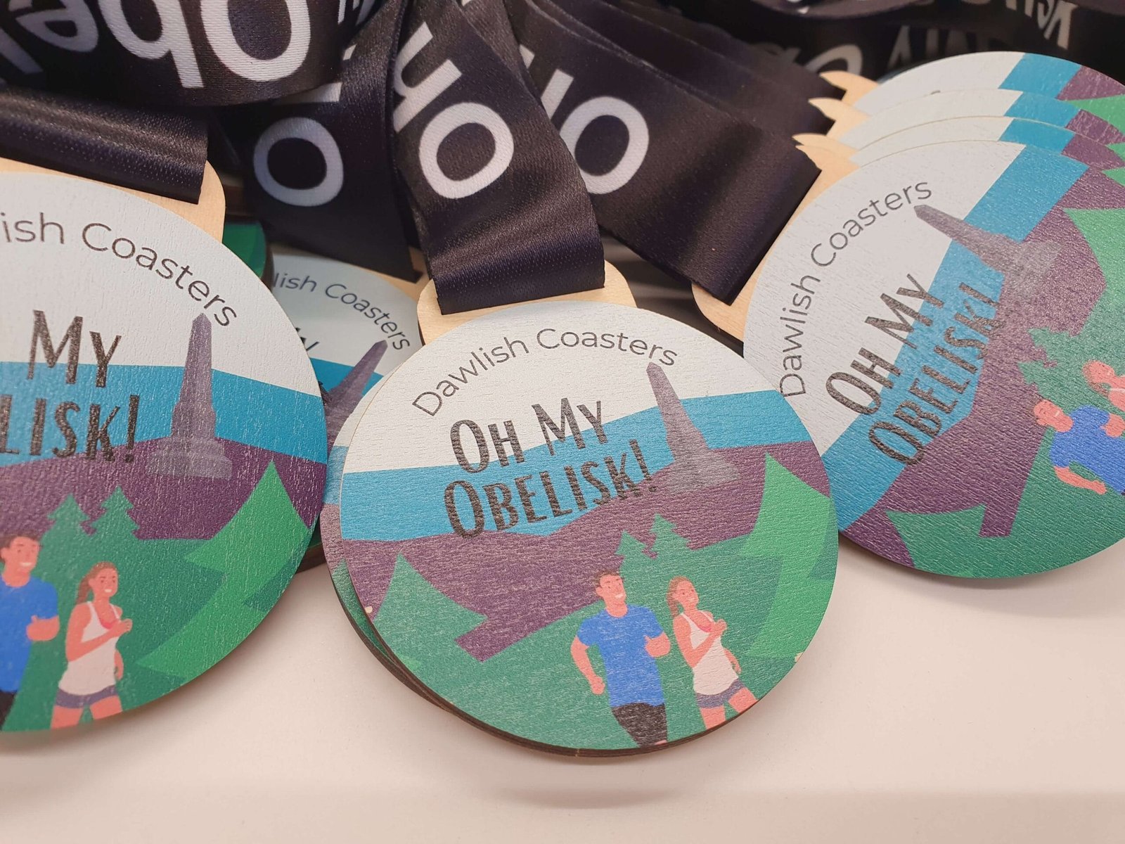 custom wooden medals