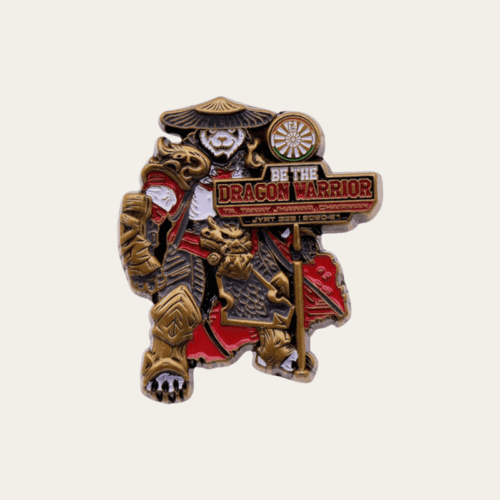 Custom 3D Soft Enamel Pins Universal Studios Kung Fu Panda Pins Custom 3D Soft Enamel Pins