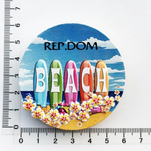 Dominican Refrigerator Magnets Creative Ocean Style Tourist Attractions Souvenirs Magnetic Stickers - Image 3