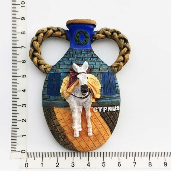 Cyprus Map Custom Fridge Magnets Resin Painted Tourist Souvenir Decoration - Image 17