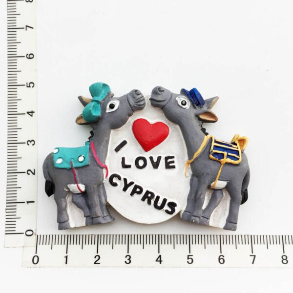 Cyprus Map Custom Fridge Magnets Resin Painted Tourist Souvenir Decoration - Image 20
