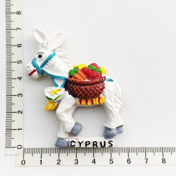 Cyprus Map Custom Fridge Magnets Resin Painted Tourist Souvenir Decoration - Image 15