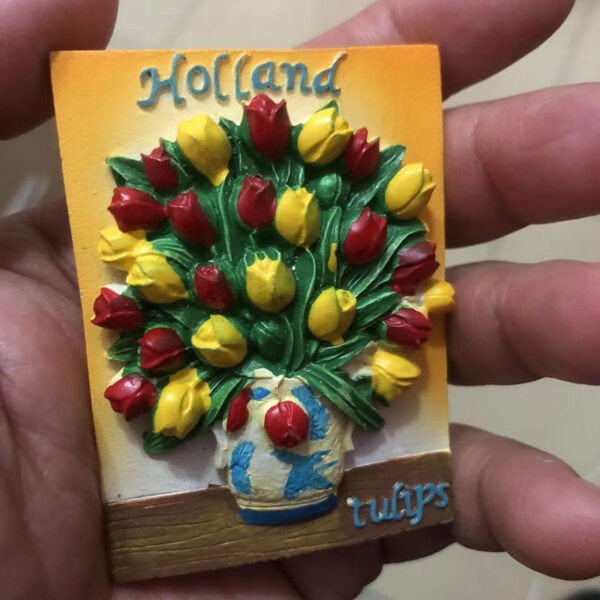 Netherlands Geographical Indication Attractions Tourist Souvenirs Crafts Resin 3d Magnetic Fridge Magnets - Image 6