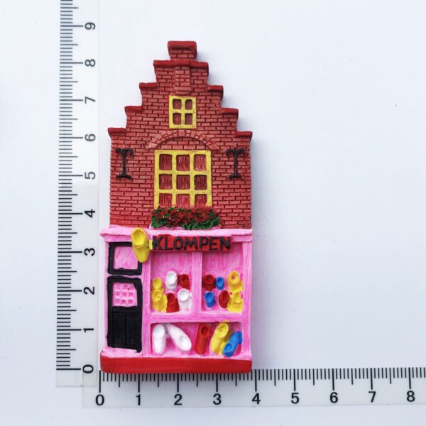 Netherlands Geographical Indication Attractions Tourist Souvenirs Crafts Resin 3d Magnetic Fridge Magnets - Image 3