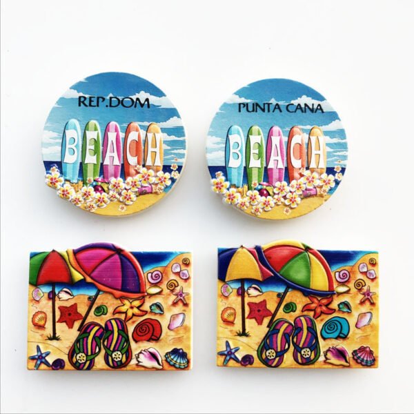 Dominican Ocean Style Refrigerator Magnets