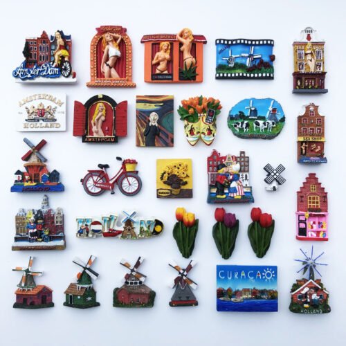 Netherlands 3D Resin Fridge Magnets Netherlands 3D Resin Fridge Magnets