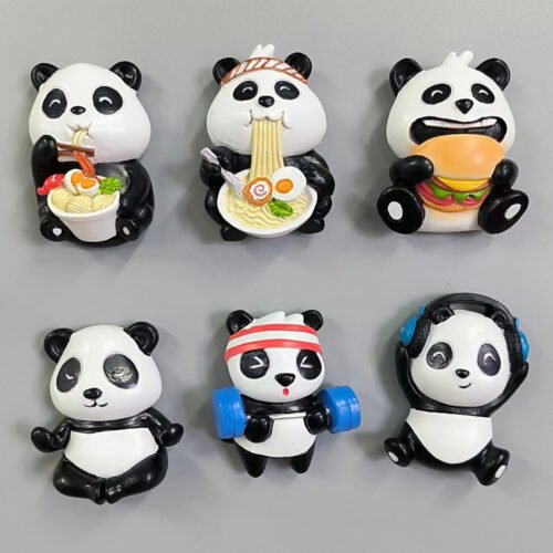 Cute Panda Refrigerator Magnets Cute Panda Refrigerator Magnets