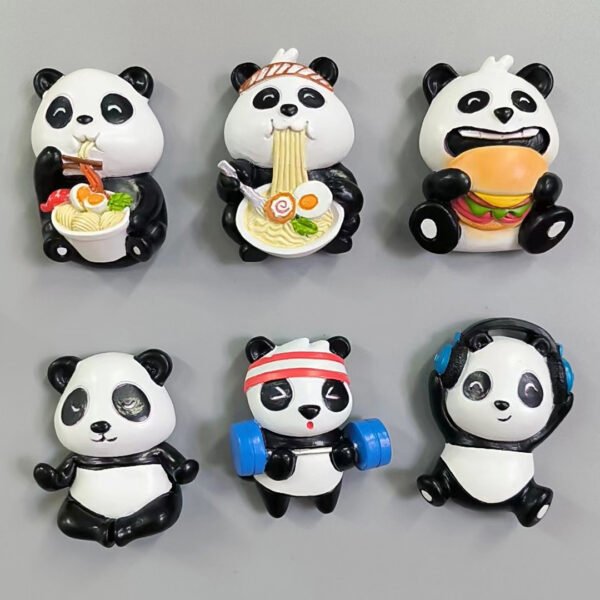 Cute Panda Refrigerator Magnets