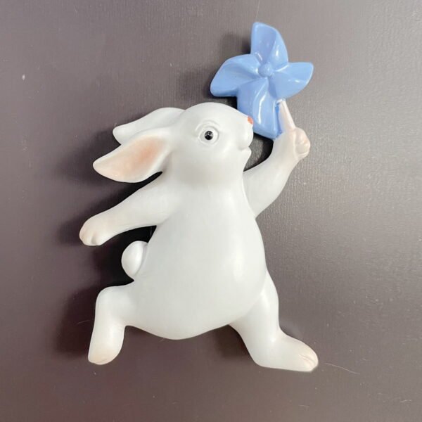 Manufacturers Wholesale Cute Rabbit Resin Refrigerator Magnets Cartoon Decoration Creative Refrigerator Magnets - Image 4