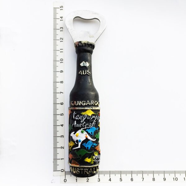 Customized Australian Travel Souvenir Crafts Magnetic Refrigerator Magnet Wine Bottle Opener - Image 3