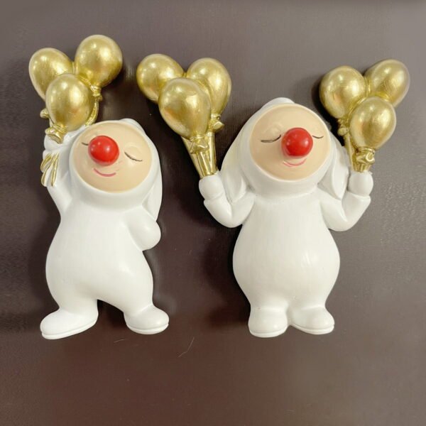 Manufacturers Wholesale Cute Rabbit Resin Refrigerator Magnets Cartoon Decoration Creative Refrigerator Magnets - Image 3