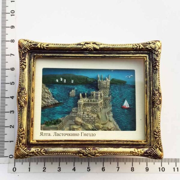 Russia Crimea Yalta Swallow Castle Crafts Decorative Ornaments Refrigerator Magnets - Image 3