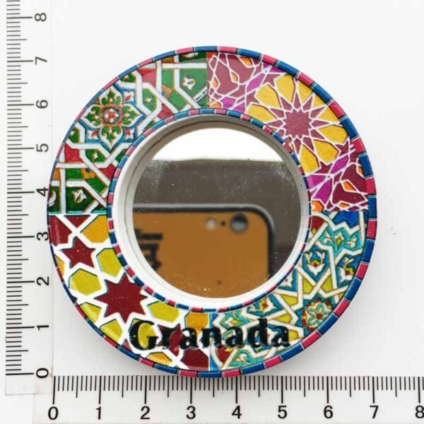 Customized Spain Granada Mosaic Frame Travel Souvenir Decoration Crafts Magnetic Fridge Magnet - Image 4