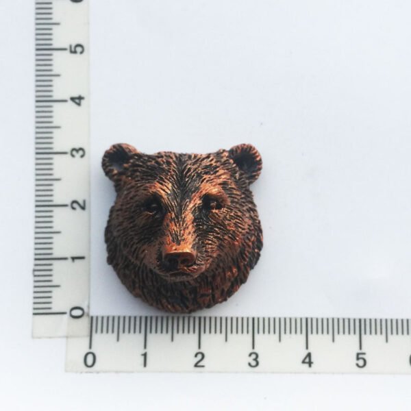 Custom 3D Animal Fridge Magnets – Groundhog, Wolf, Bear Head Painted Decorative Crafts - Image 6