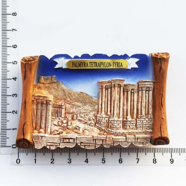 Wholesale Syria Travel Souvenir Gifts Resin Painted Magnetic Refrigerator Magnets - Image 9