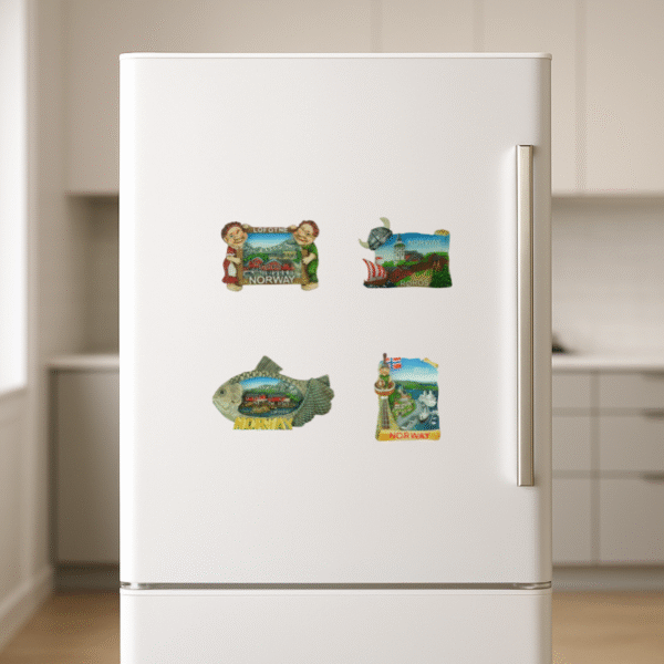 Customized Refrigerator Magnets European City Tourist Products Refrigerator Magnets Souvenirs Antique Hand-painted Resin Crafts - Image 2
