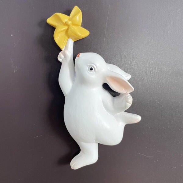 Manufacturers Wholesale Cute Rabbit Resin Refrigerator Magnets Cartoon Decoration Creative Refrigerator Magnets - Image 9