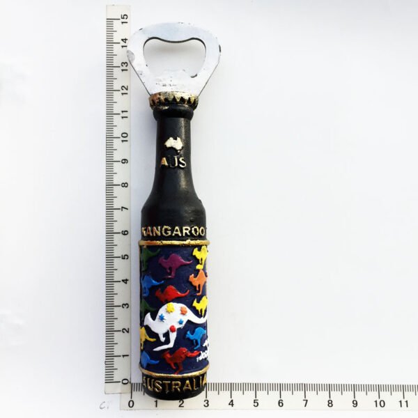 Customized Australian Travel Souvenir Crafts Magnetic Refrigerator Magnet Wine Bottle Opener - Image 7