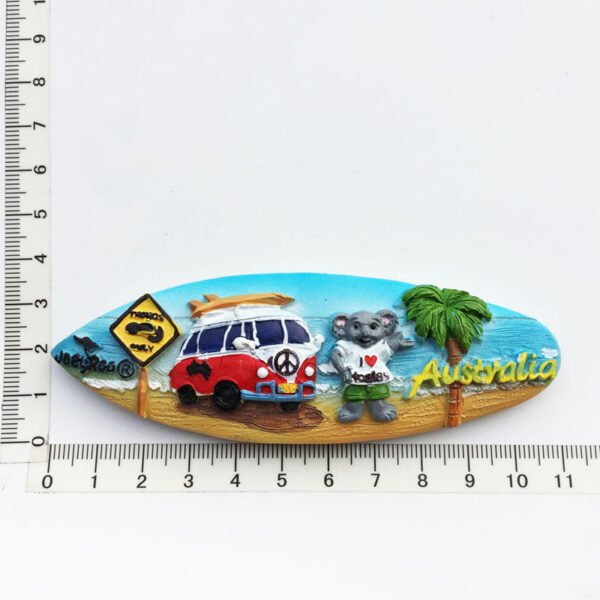 Personalized Australian Creative Travel Souvenir Decoration Crafts Resin Painted Magnetic Refrigerator Magnets - Image 19