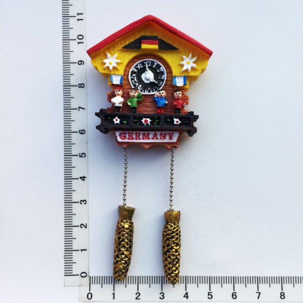 Customized German Austria Swiss Travel Souvenir Crafts Gifts Cuckoo Clock Painted Refrigerator Magnets - Image 10