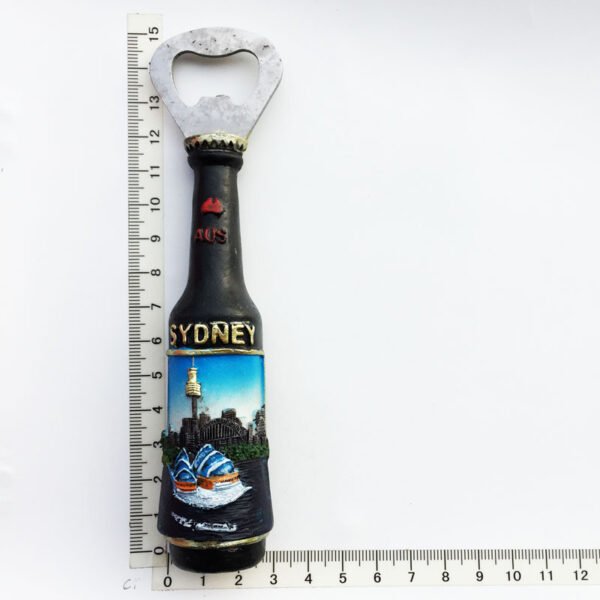 Customized Australian Travel Souvenir Crafts Magnetic Refrigerator Magnet Wine Bottle Opener - Image 12