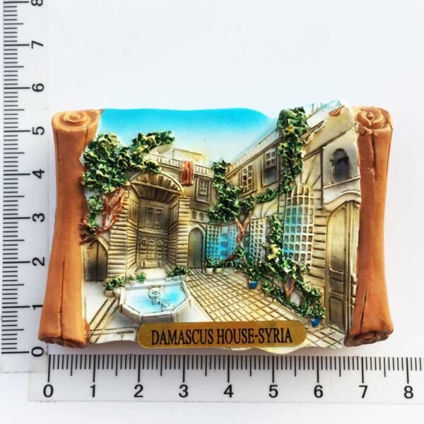 Wholesale Syria Travel Souvenir Gifts Resin Painted Magnetic Refrigerator Magnets - Image 4