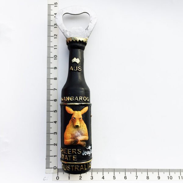 Customized Australian Travel Souvenir Crafts Magnetic Refrigerator Magnet Wine Bottle Opener - Image 14