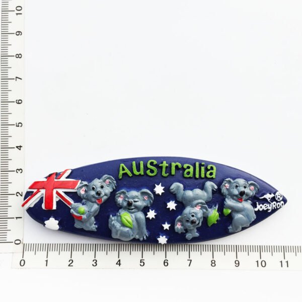 Personalized Australian Creative Travel Souvenir Decoration Crafts Resin Painted Magnetic Refrigerator Magnets - Image 24