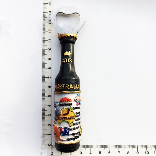 Customized Australian Travel Souvenir Crafts Magnetic Refrigerator Magnet Wine Bottle Opener - Image 15