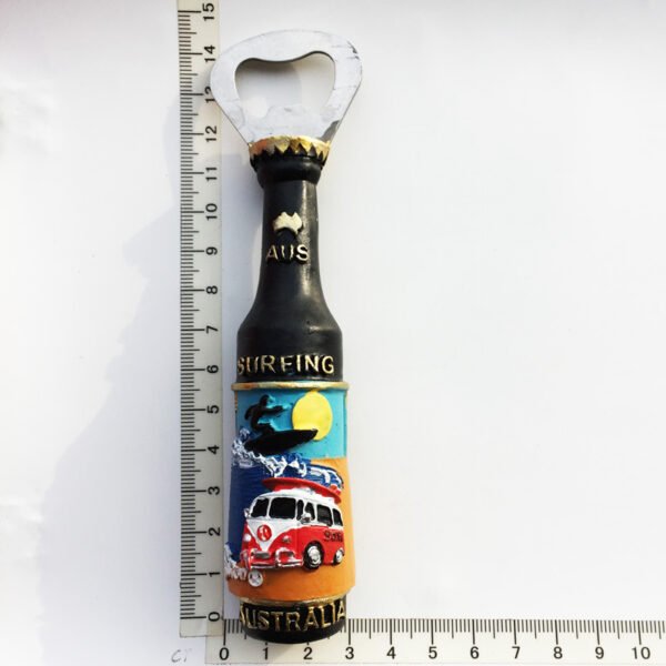 Customized Australian Travel Souvenir Crafts Magnetic Refrigerator Magnet Wine Bottle Opener - Image 16