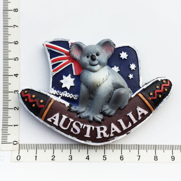 Personalized Australian Creative Travel Souvenir Decoration Crafts Resin Painted Magnetic Refrigerator Magnets - Image 28