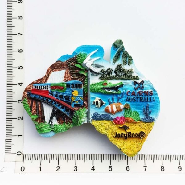 Personalized Australian Creative Travel Souvenir Decoration Crafts Resin Painted Magnetic Refrigerator Magnets - Image 42