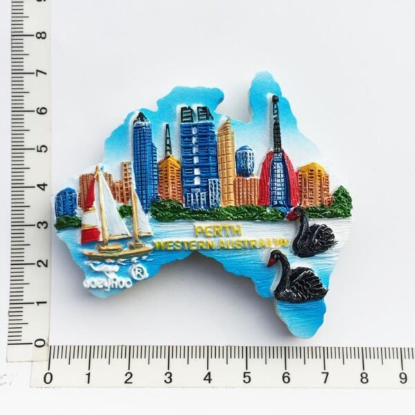 Personalized Australian Creative Travel Souvenir Decoration Crafts Resin Painted Magnetic Refrigerator Magnets - Image 44