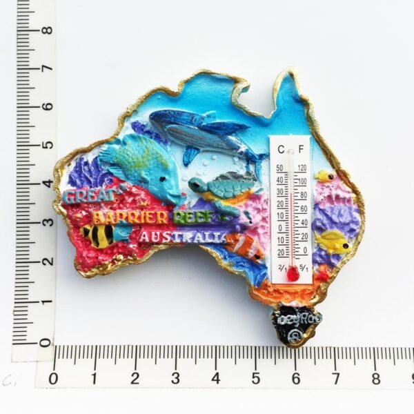 Personalized Australian Creative Travel Souvenir Decoration Crafts Resin Painted Magnetic Refrigerator Magnets - Image 5