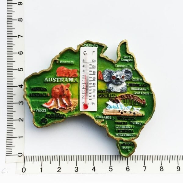 Personalized Australian Creative Travel Souvenir Decoration Crafts Resin Painted Magnetic Refrigerator Magnets - Image 6