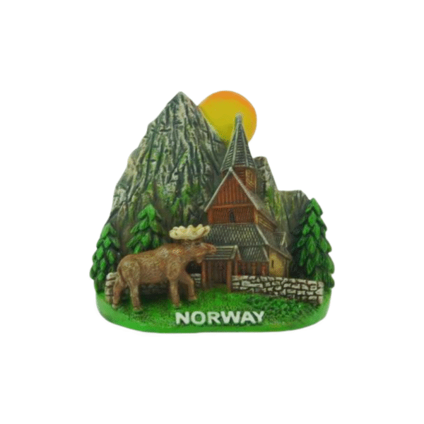 Customized Refrigerator Magnets European City Tourist Products Refrigerator Magnets Souvenirs Antique Hand-painted Resin Crafts - Image 3