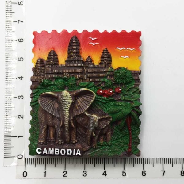 Travel Souvenirs Around The World Decorative Crafts Home Decorations Resin Painted Magnets Fridge Magnets - Image 12