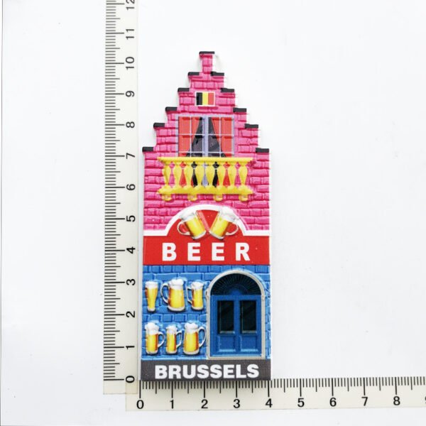 Belgium Brussels Uv 3d Printed Magnets Fridge Magnets Travel Souvenir Gift - Image 10