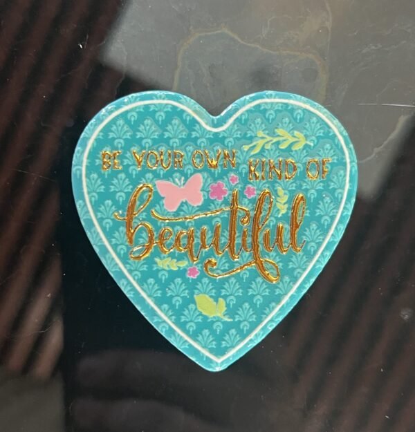 High Quality Travel Souvenir Valentine's Day Heart Shaped 3d Soup Gold Plastic Refrigerator Magnets - Image 7