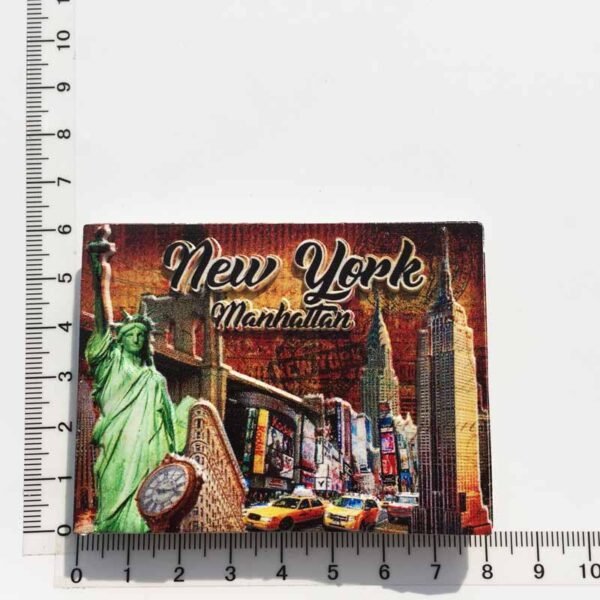 New York Travel Souvenir Decorative Crafts Home Decorations Resin Painted Magnet Fridge Magnets - Image 11