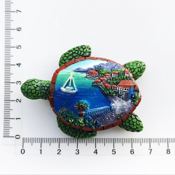 French Tahiti Travel Souvenirs Resin Painted Crafts Magnetic Fridge Magnets - Image 9