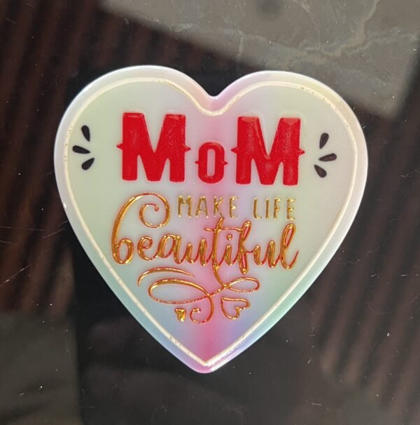 High Quality Travel Souvenir Valentine's Day Heart Shaped 3d Soup Gold Plastic Refrigerator Magnets - Image 5