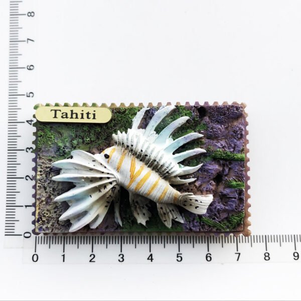 French Tahiti Travel Souvenirs Resin Painted Crafts Magnetic Fridge Magnets - Image 25
