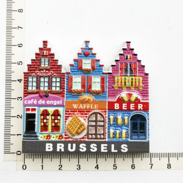 Belgium Brussels Uv 3d Printed Magnets Fridge Magnets Travel Souvenir Gift - Image 5