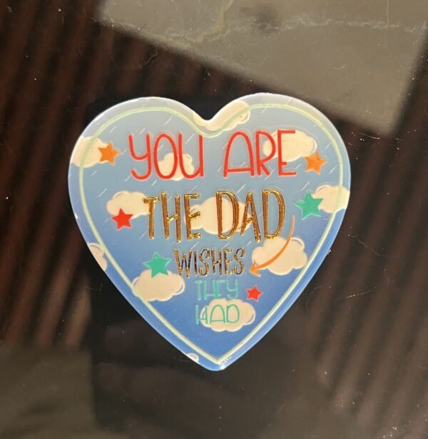 High Quality Travel Souvenir Valentine's Day Heart Shaped 3d Soup Gold Plastic Refrigerator Magnets - Image 3