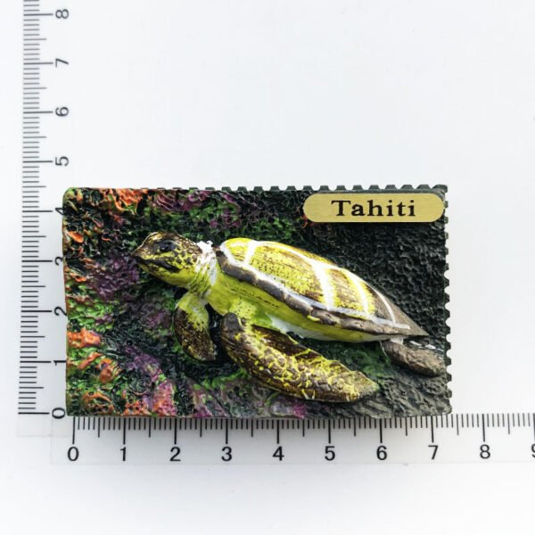 French Tahiti Travel Souvenirs Resin Painted Crafts Magnetic Fridge Magnets - Image 24