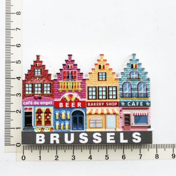 Belgium Brussels Uv 3d Printed Magnets Fridge Magnets Travel Souvenir Gift - Image 3