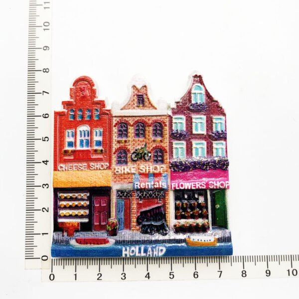 Uv 3d Printed Magnets Fridge Magnets Travel Souvenir Gift For Amsterdam Netherlands - Image 5