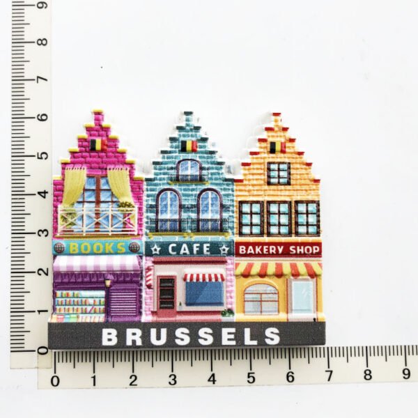 Belgium Brussels Uv 3d Printed Magnets Fridge Magnets Travel Souvenir Gift - Image 2